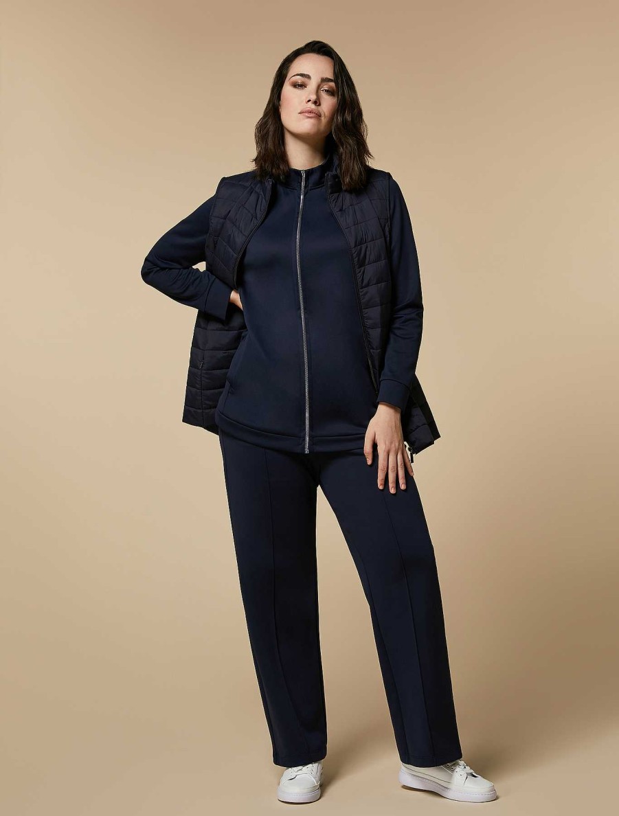 Trousers | Marina Rinaldi Double Jersey Trousers