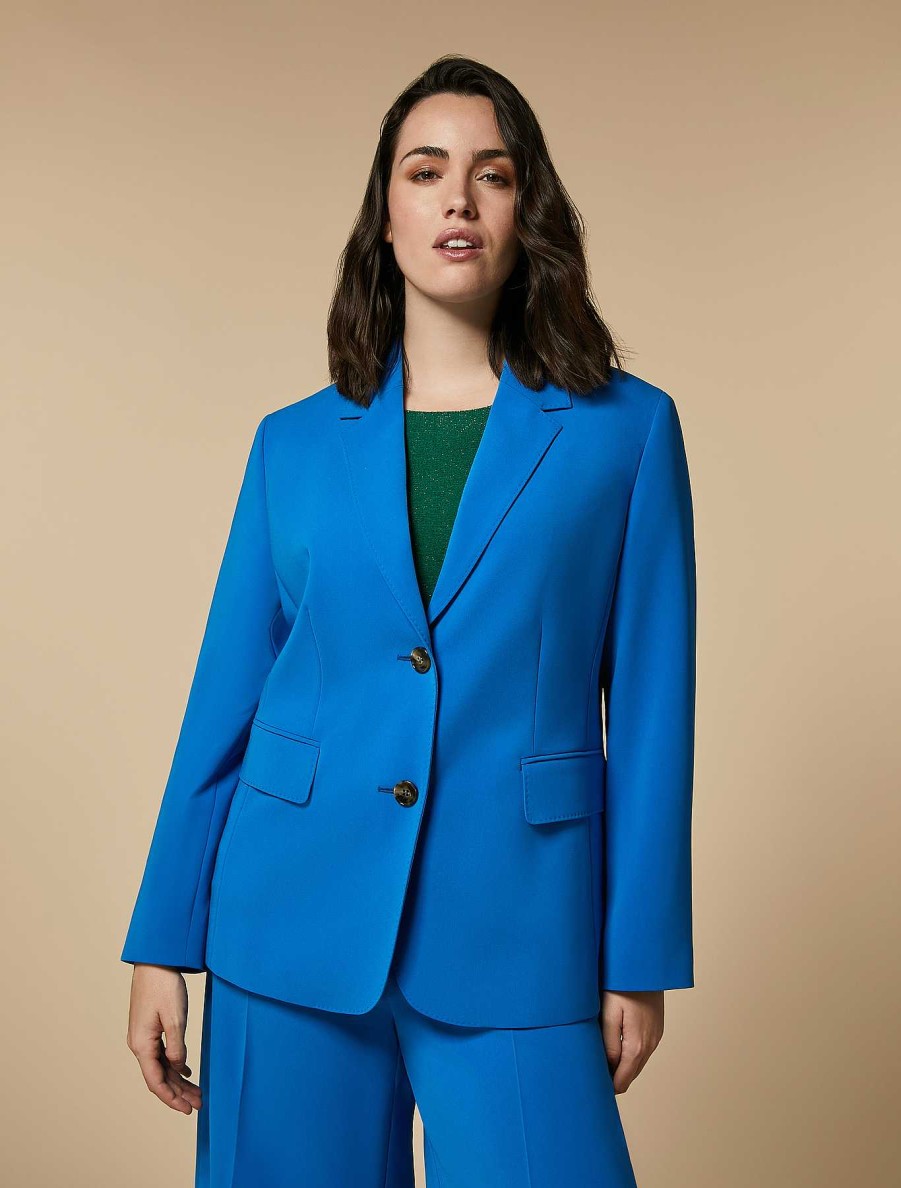 Jacket & Blazers | Marina Rinaldi Triacetate Cady Jacket