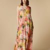 Dresses | Marina Rinaldi Long Silk Georgette Dress