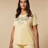 Tops & T-Shirts | Marina Rinaldi Rhinestone-Adorned Jersey T-Shirt