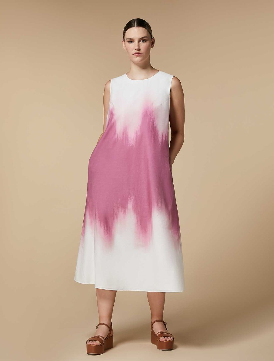 Dresses | Marina Rinaldi Faded Cotton Dress