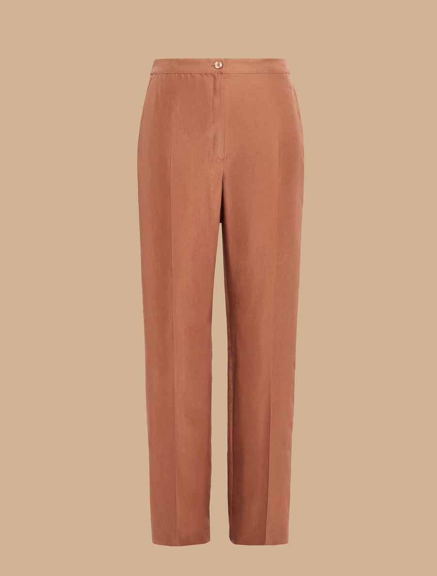 Trousers | Marina Rinaldi Silk Trousers