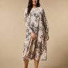 Dresses | Marina Rinaldi Printed Georgette Dress