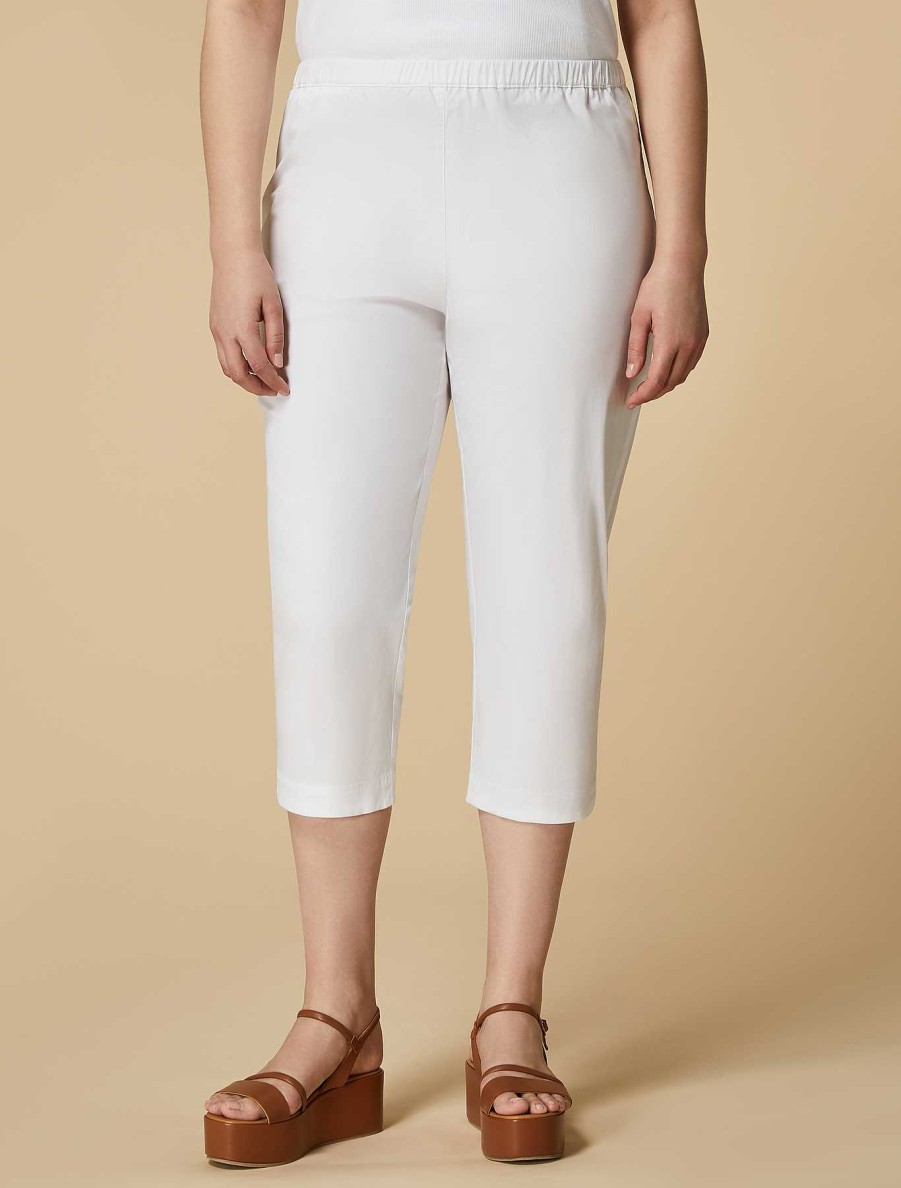 Trousers | Marina Rinaldi Organic Cotton Trousers