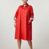 Dresses | Marina Rinaldi Cotton Poplin Dress