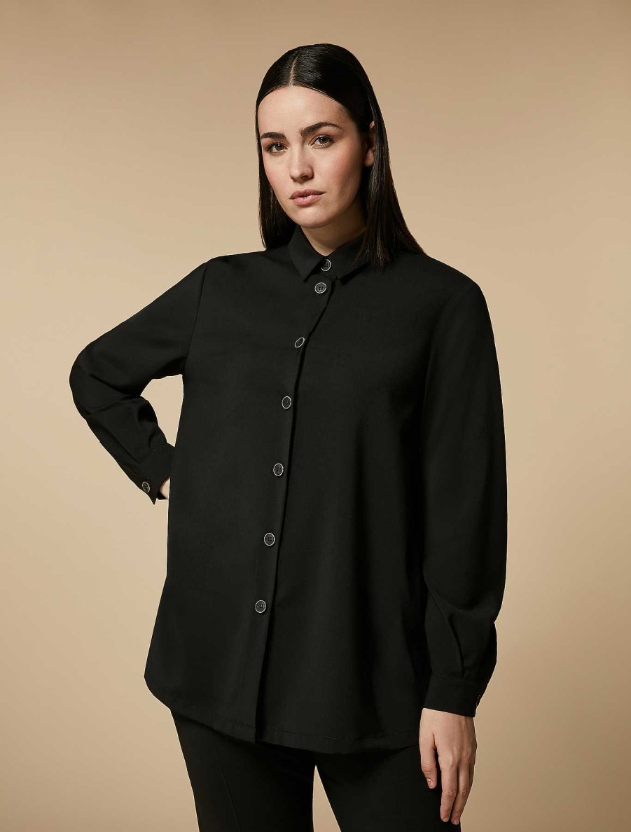 Blouses & Shirts | Marina Rinaldi Pure Woollen Cloth Tunic