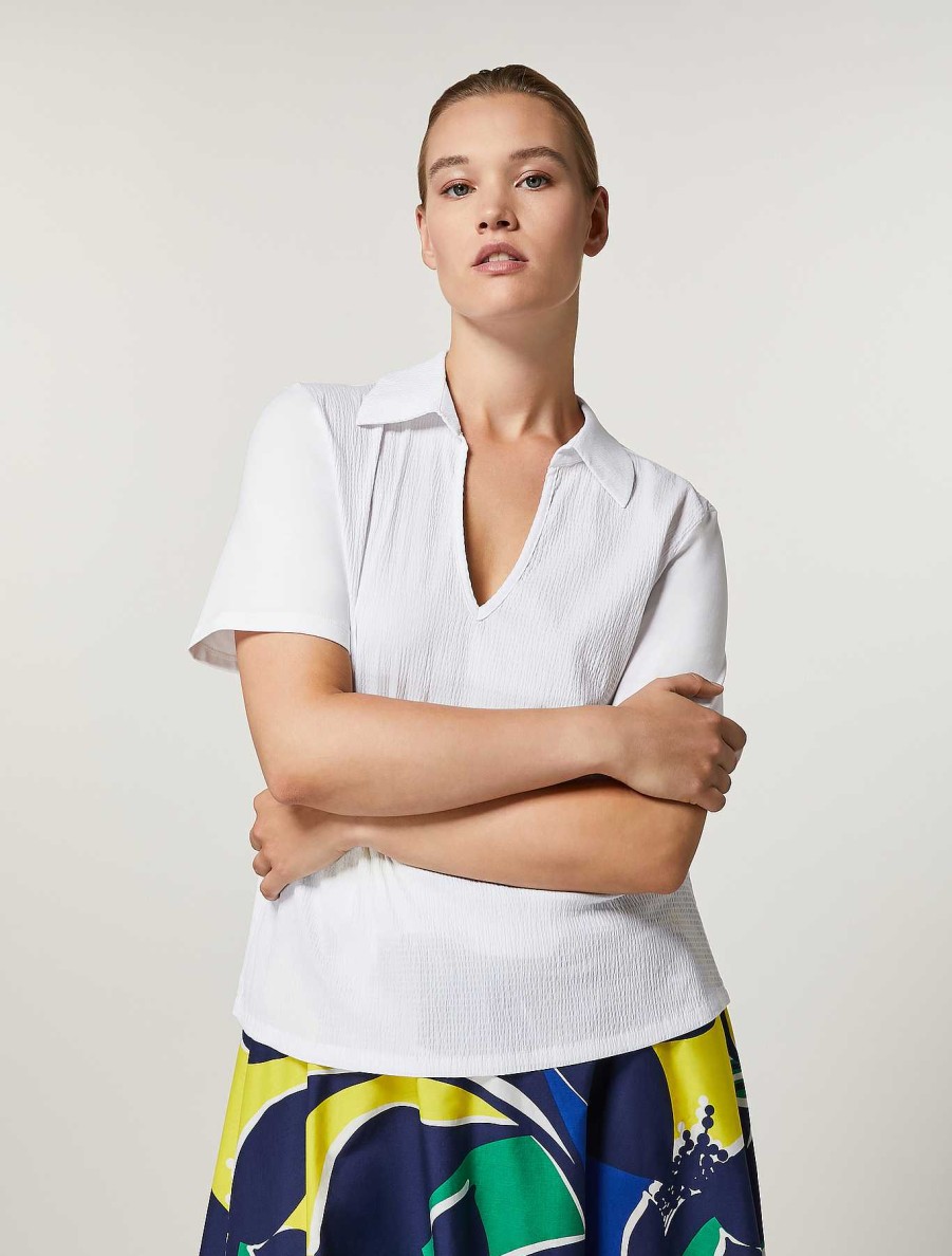 Tops & T-Shirts | Marina Rinaldi Cotton Jersey T-Shirt