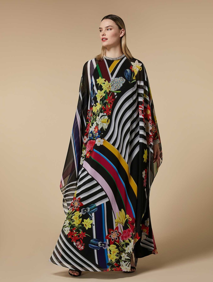 Dresses | Marina Rinaldi Georgette Caftan Dress