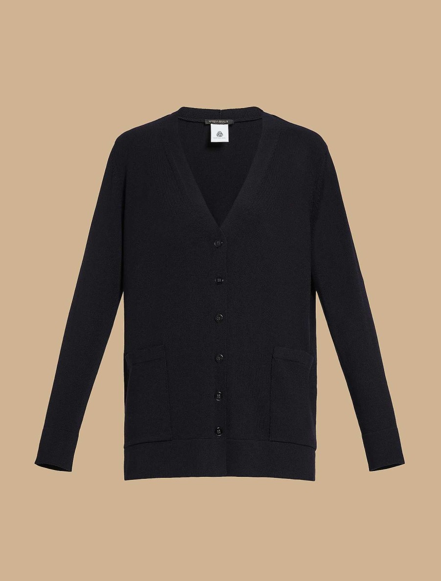 Essential | Marina Rinaldi Pure Wool Cardigan