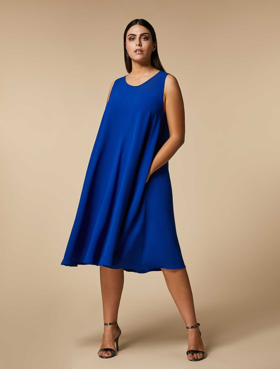 Dresses | Marina Rinaldi Crepe Envers Satin Dress