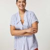 Blouses & Shirts | Marina Rinaldi Linen And Cotton Canvas Shirt