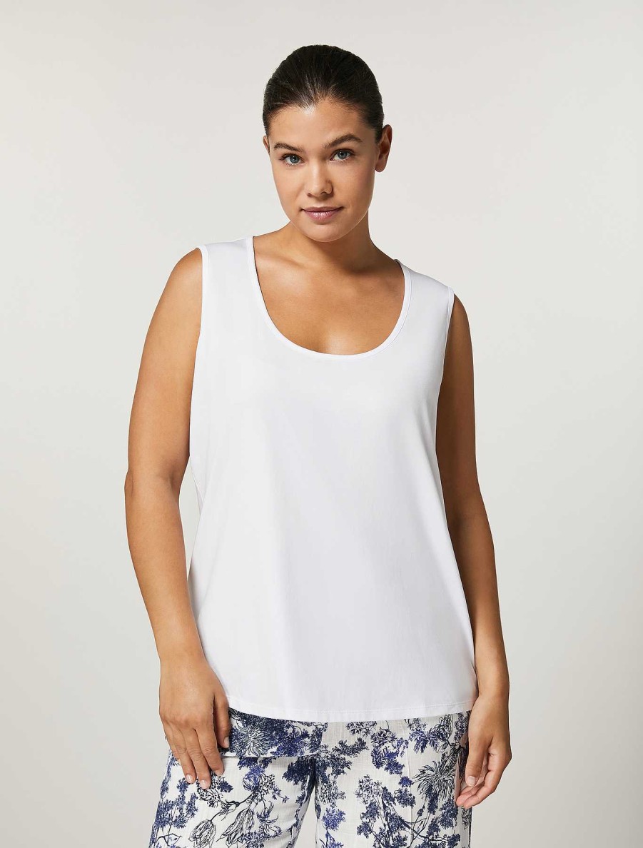 Tops & T-Shirts | Marina Rinaldi Cotton Jersey Top