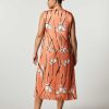 Dresses | Marina Rinaldi Long Printed Satin Dress