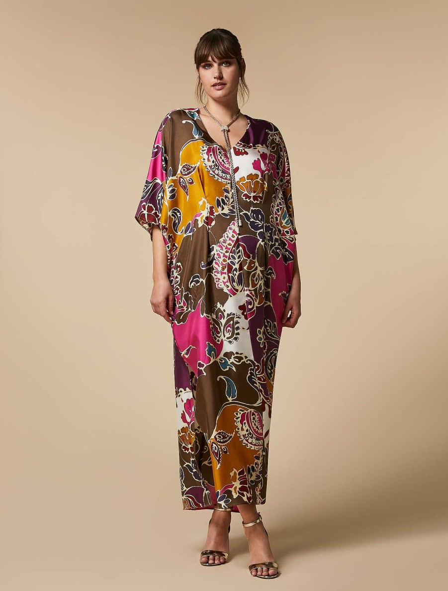 Dresses | Marina Rinaldi Silk Twill Dress