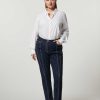 Trousers | Marina Rinaldi Cotton Denim Trousers