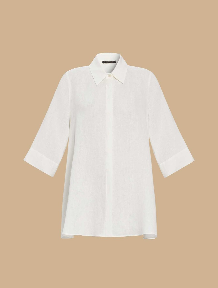 Blouses & Shirts | Marina Rinaldi Linen Tunic