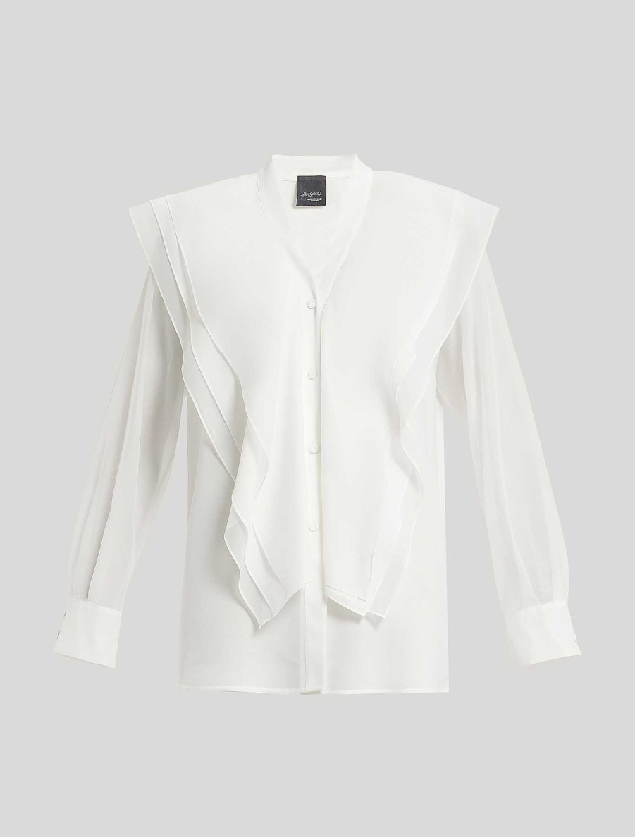 Blouses & Shirts | Marina Rinaldi Fluid Fabric Blouse