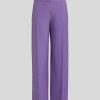 Trousers | Marina Rinaldi Basketweave-Look Palazzo Trousers