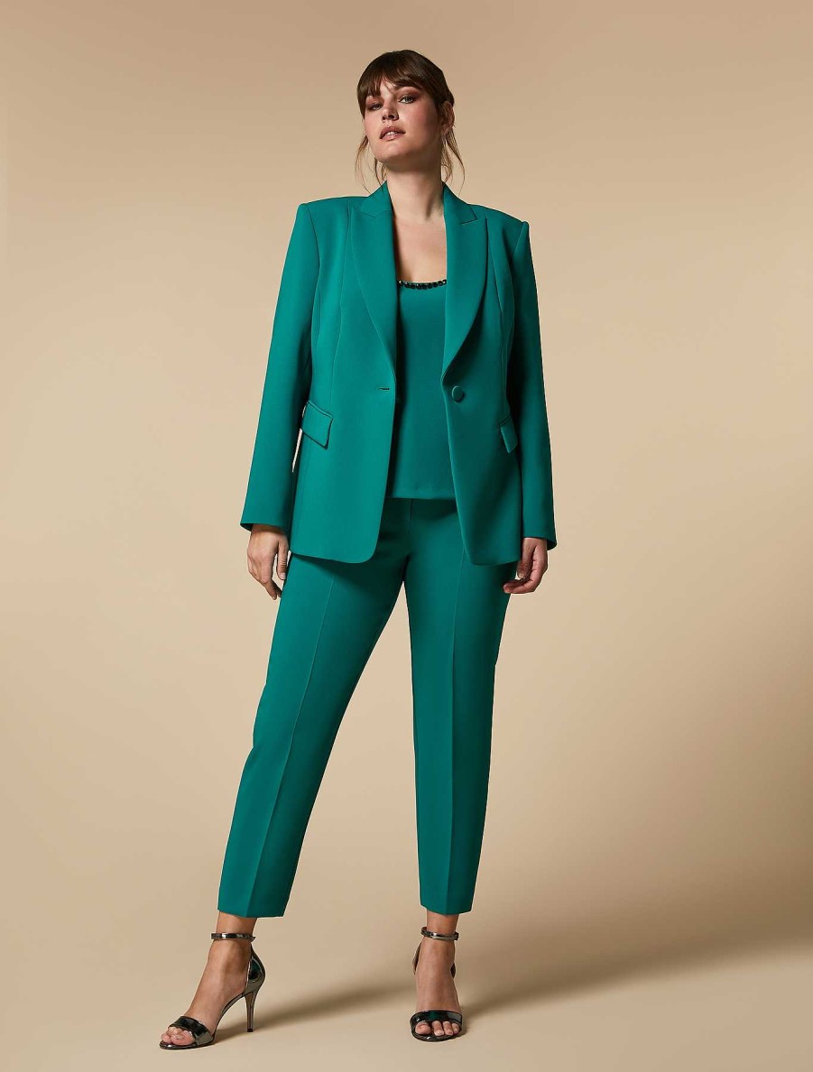 Formalwear | Marina Rinaldi Crepe Blazer Jacket