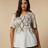 Tops & T-Shirts | Marina Rinaldi Jersey Print T-Shirt