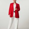 Jacket & Blazers | Marina Rinaldi Crepe Envers Satin Blazer