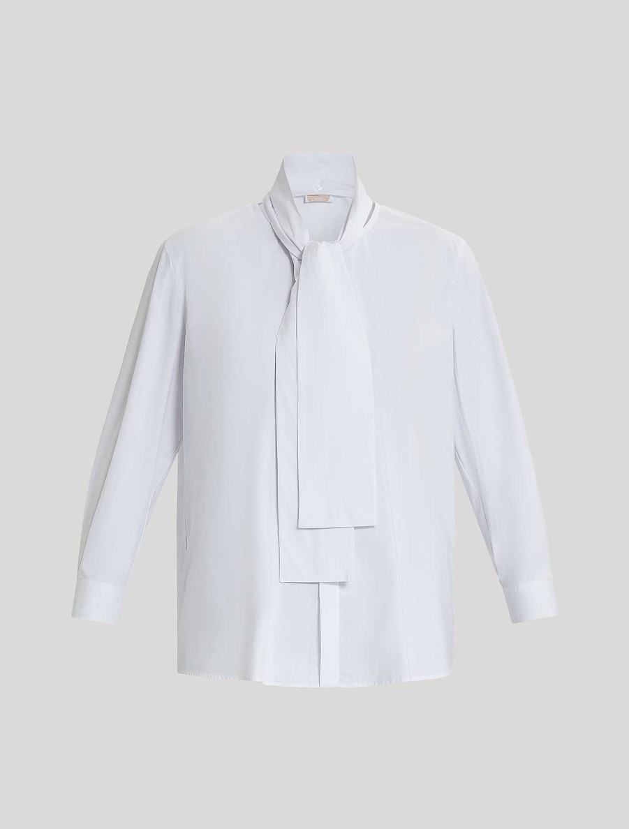 Blouses & Shirts | Marina Rinaldi Cotton Poplin Shirt