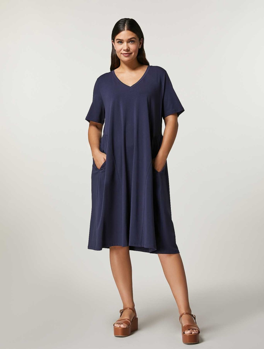 Dresses | Marina Rinaldi Cotton Jersey Dress