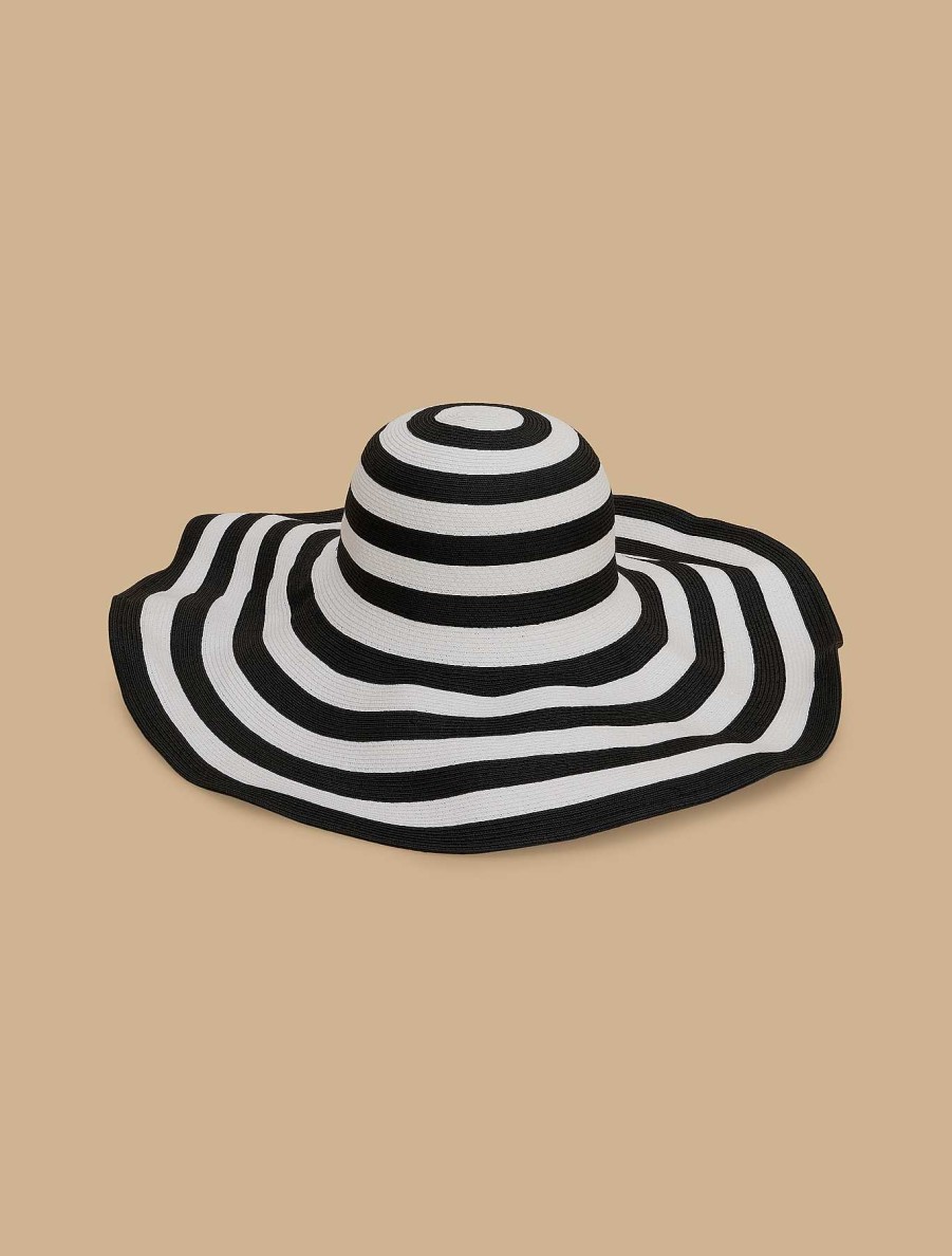 Other Accessories | Marina Rinaldi Two-Tone Striped Hat