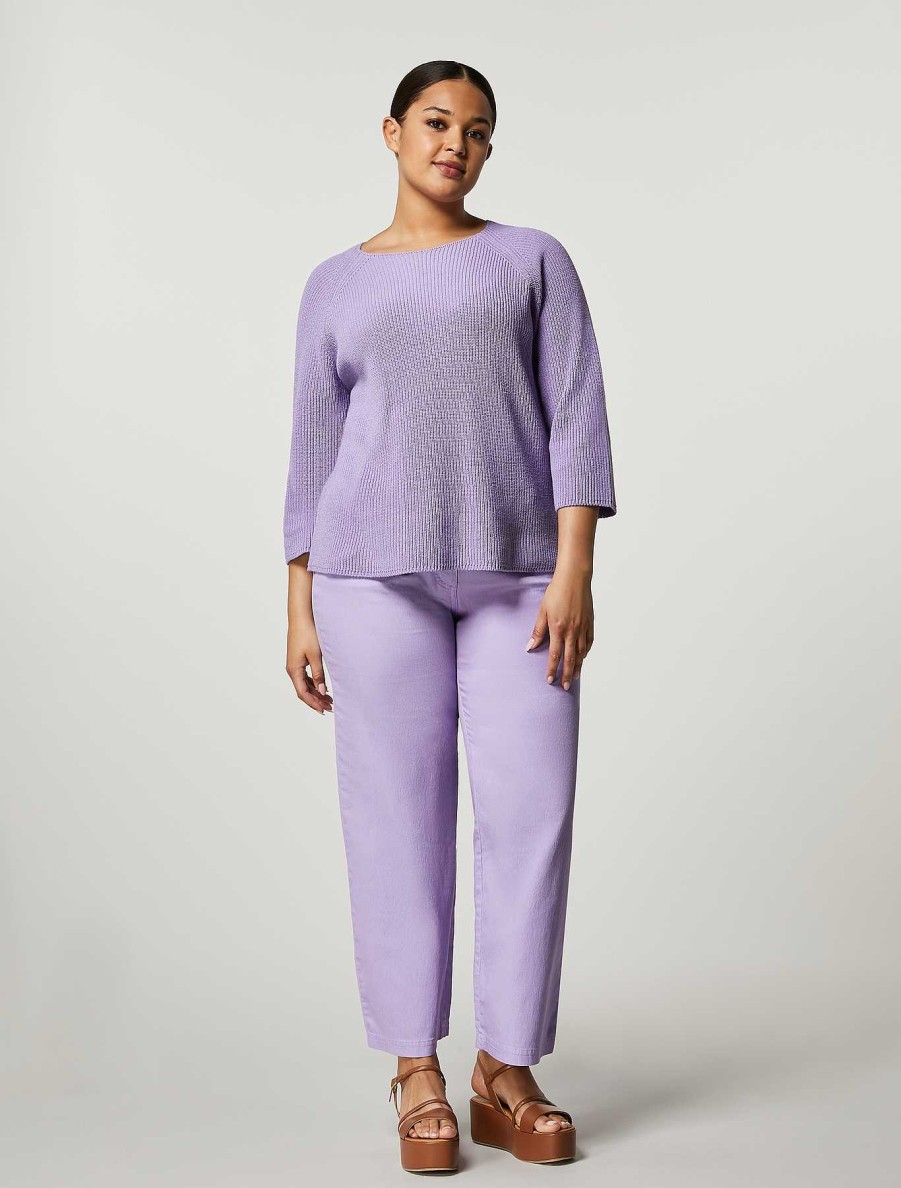 Knitwear | Marina Rinaldi Cotton-Blend Sweater