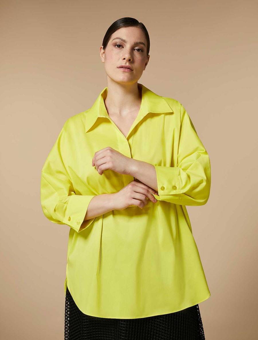 Blouses & Shirts | Marina Rinaldi Poplin Tunic