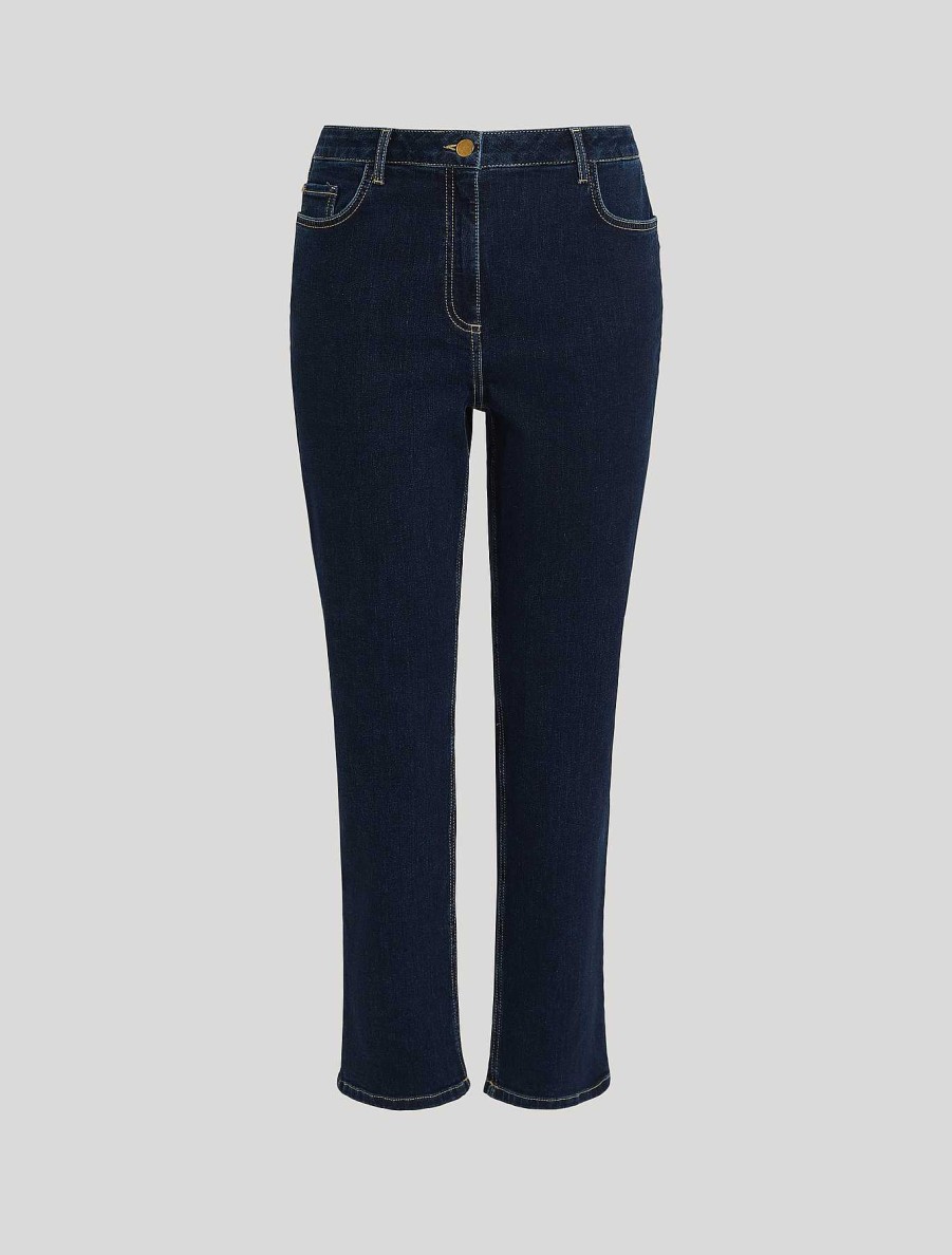 Trousers | Marina Rinaldi Perfect-Fit Stretch Denim Jeans