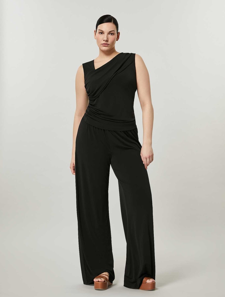 Trousers | Marina Rinaldi Jersey Trousers