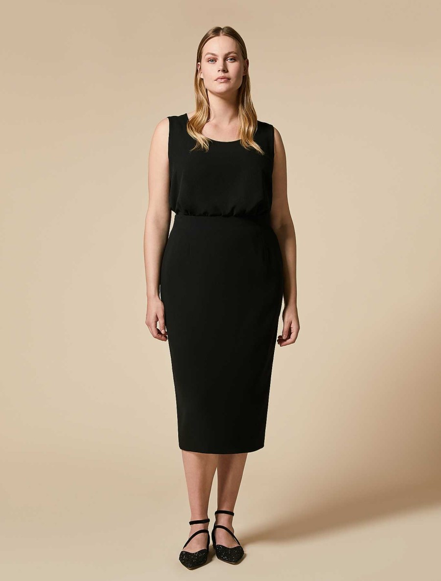 Formal Suits | Marina Rinaldi Triacetate Pencil Skirt