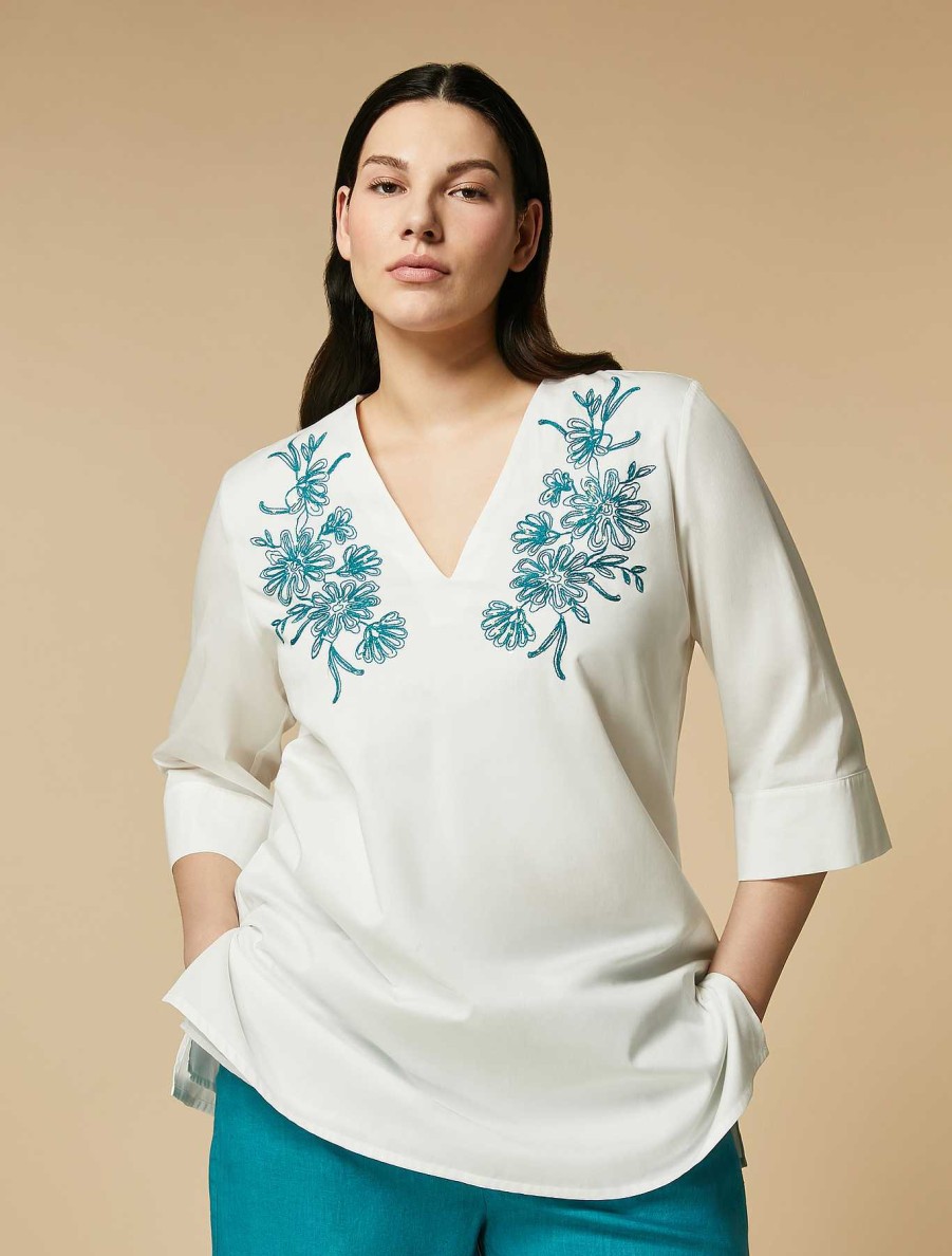 Blouses & Shirts | Marina Rinaldi Cotton Tunic