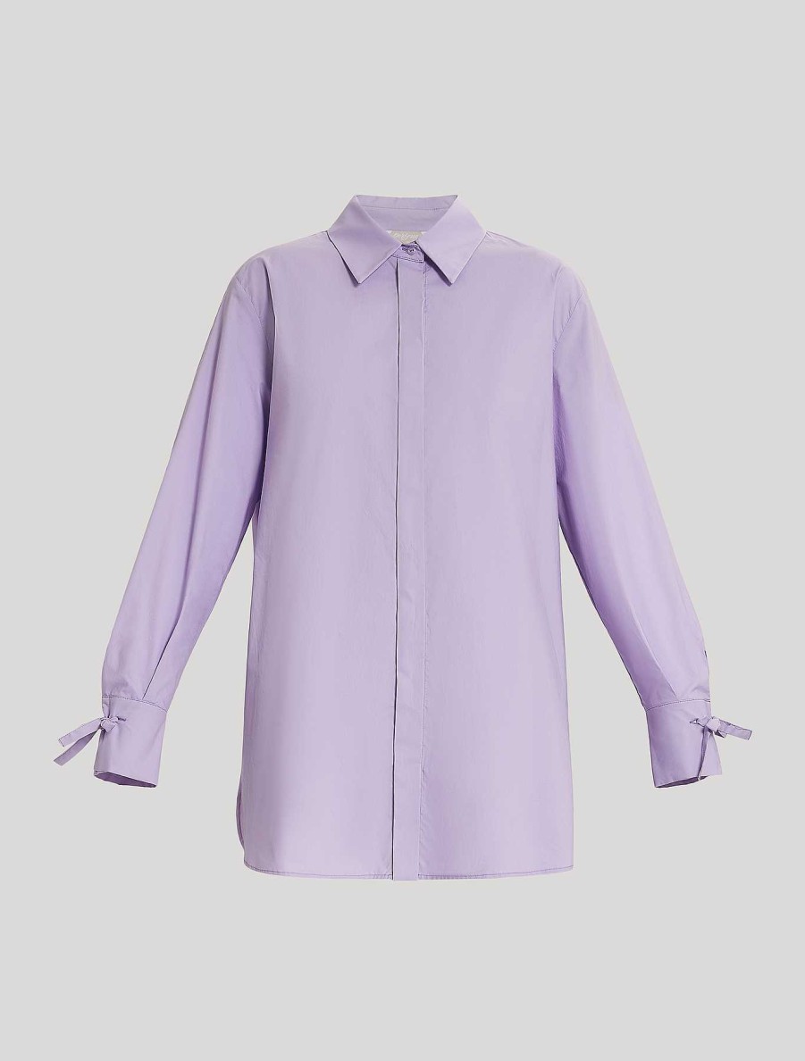 Blouses & Shirts | Marina Rinaldi Cotton Poplin Shirt