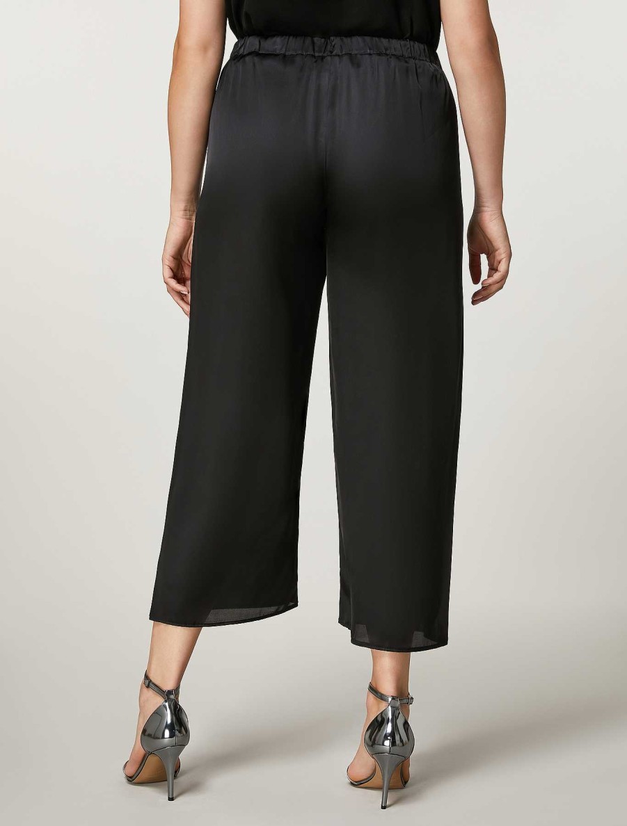 Trousers | Marina Rinaldi Viscose Satin Trousers