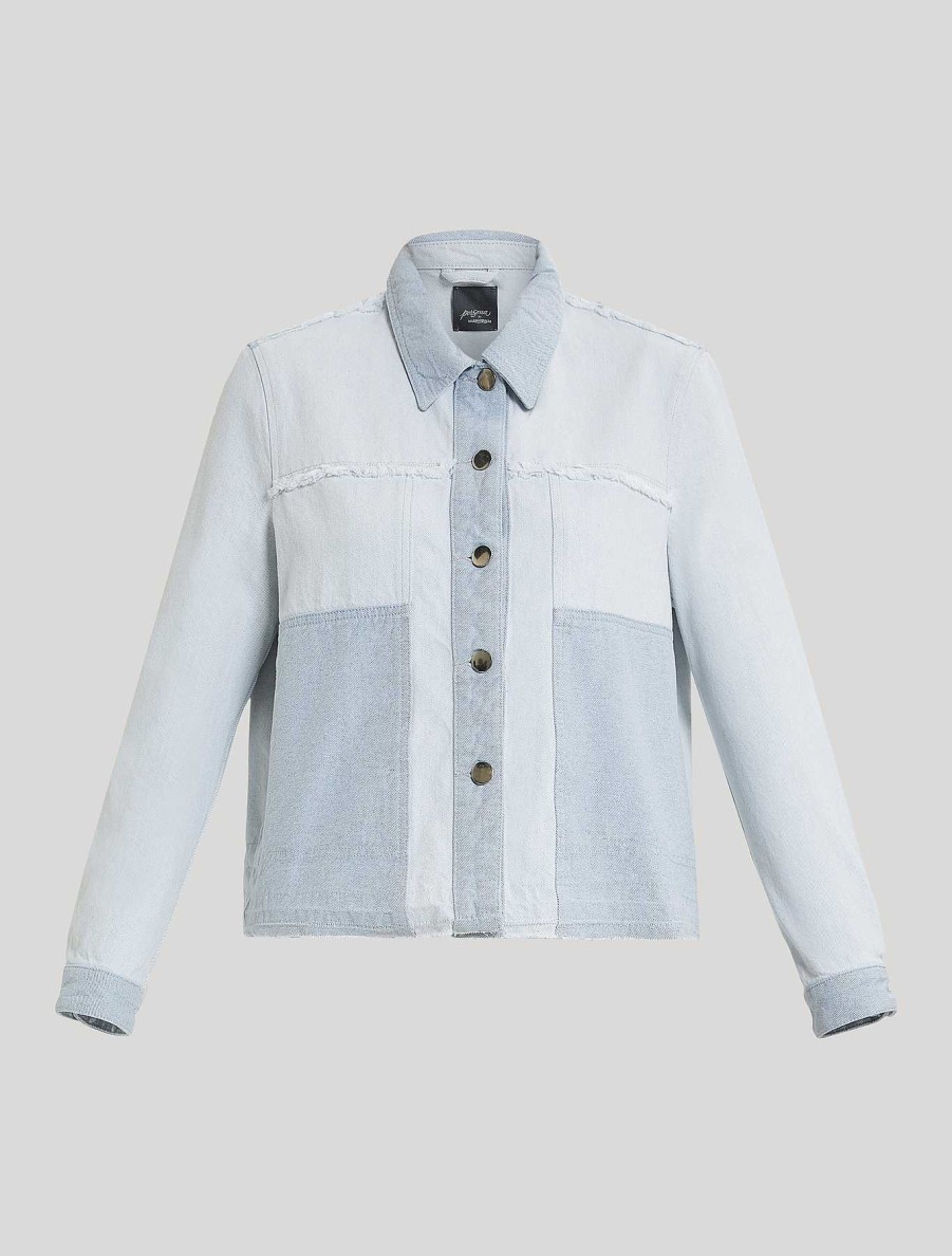 Jacket & Blazers | Marina Rinaldi Cotton Denim Jacket