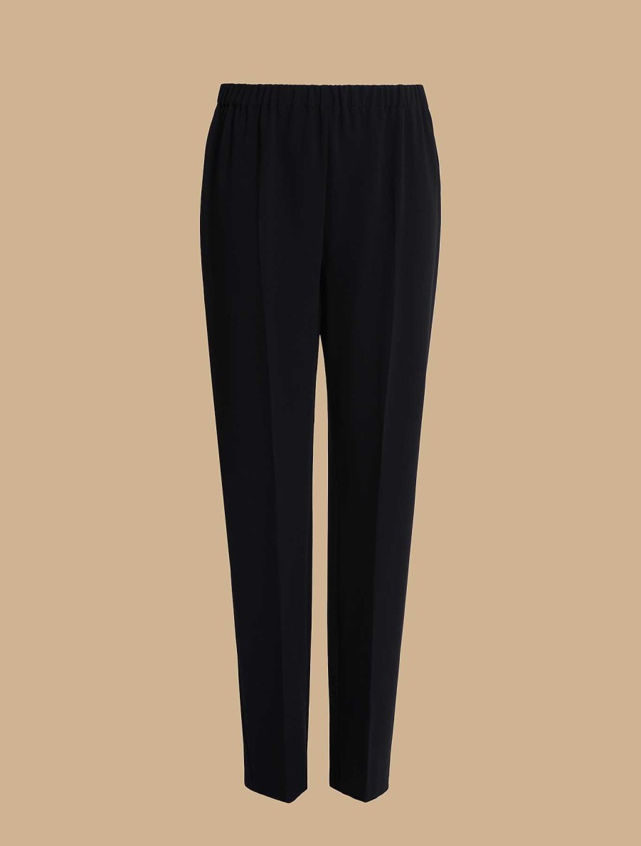 Trousers | Marina Rinaldi Triacetate Cady Classic Trousers