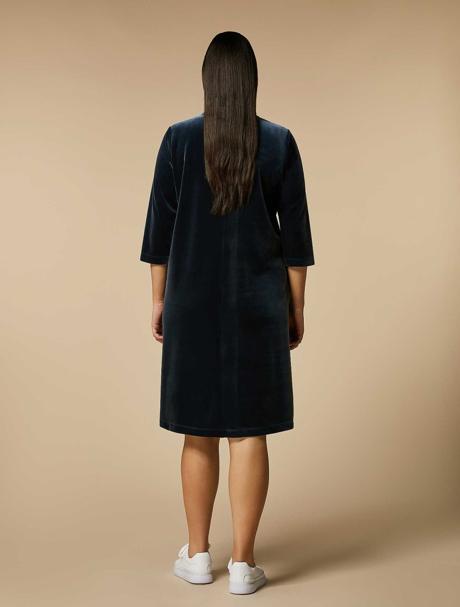 Dresses | Marina Rinaldi Velvet Jersey Dress