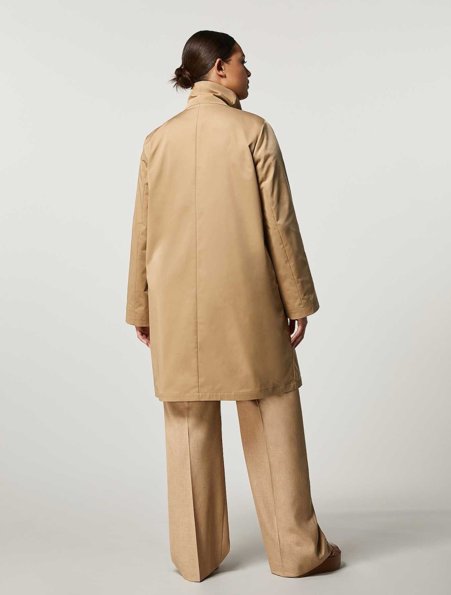 Coats & Trench Coats | Marina Rinaldi Water-Repellent Gabardine Trench Coat