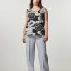 Trousers | Marina Rinaldi Crepe Envers Satin Trousers