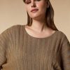 Knitwear | Marina Rinaldi Lurex Yarn Sweater