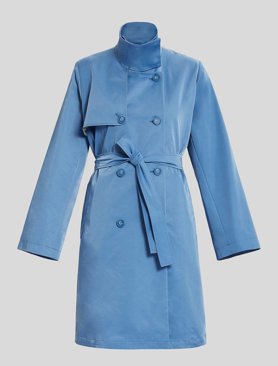 Coats & Trench Coats | Marina Rinaldi Water-Repellent Gabardine Trench Coat