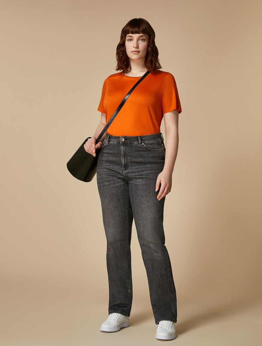 Tops & T-Shirts | Marina Rinaldi Cotton Jersey T-Shirt