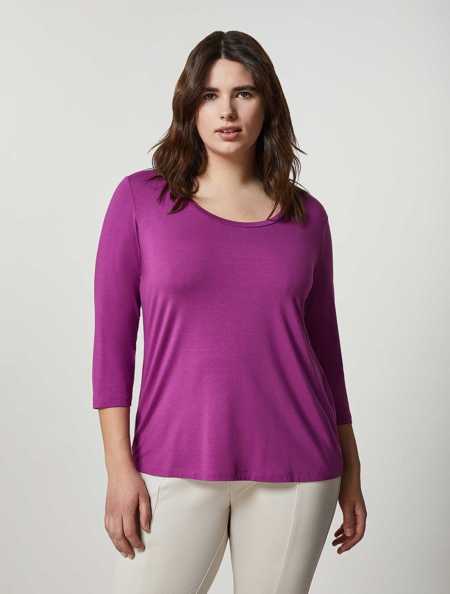 Tops & T-Shirts | Marina Rinaldi Viscose Jersey T-Shirt