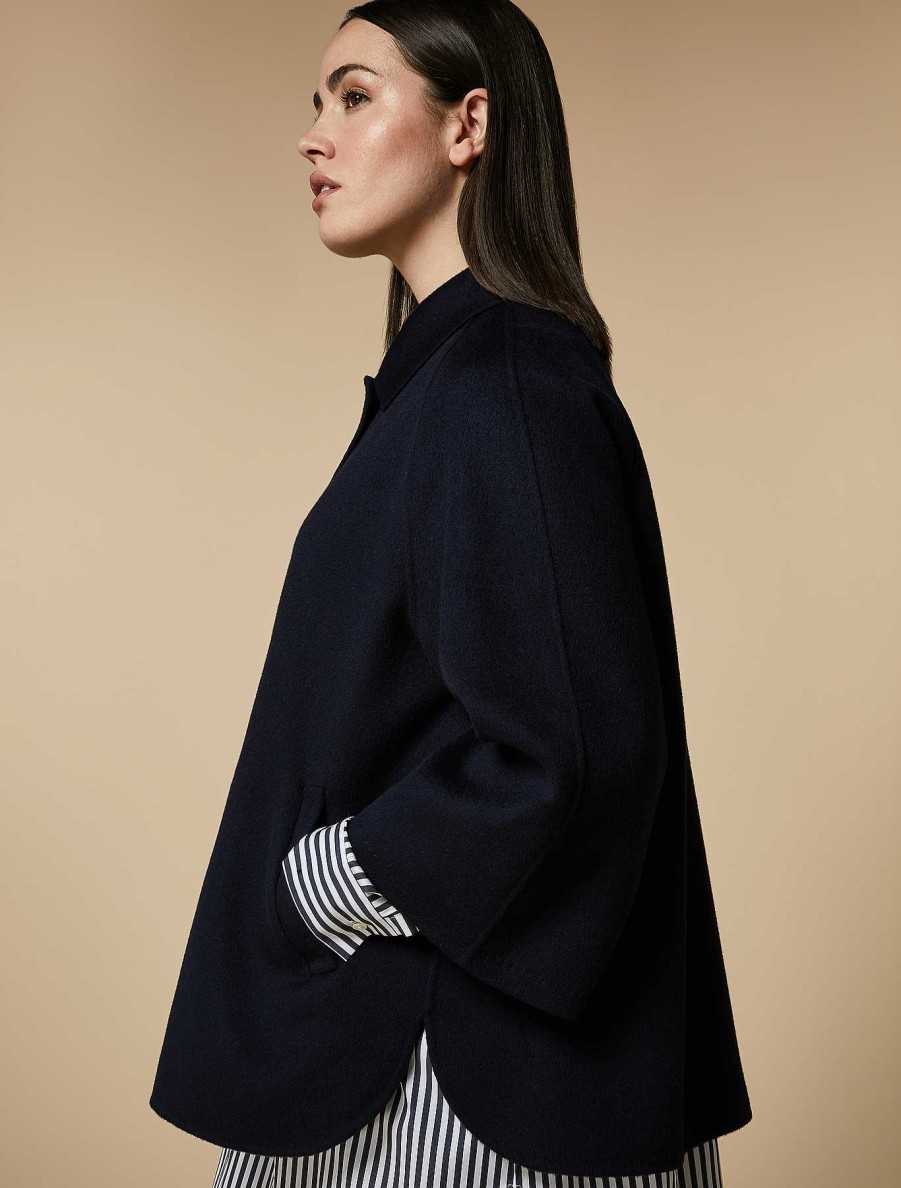 Essential | Marina Rinaldi Heavy Double-Faced Wool And Cashmere Jacket