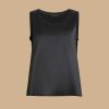 Tops & T-Shirts | Marina Rinaldi Stretch Jersey And Satin Top