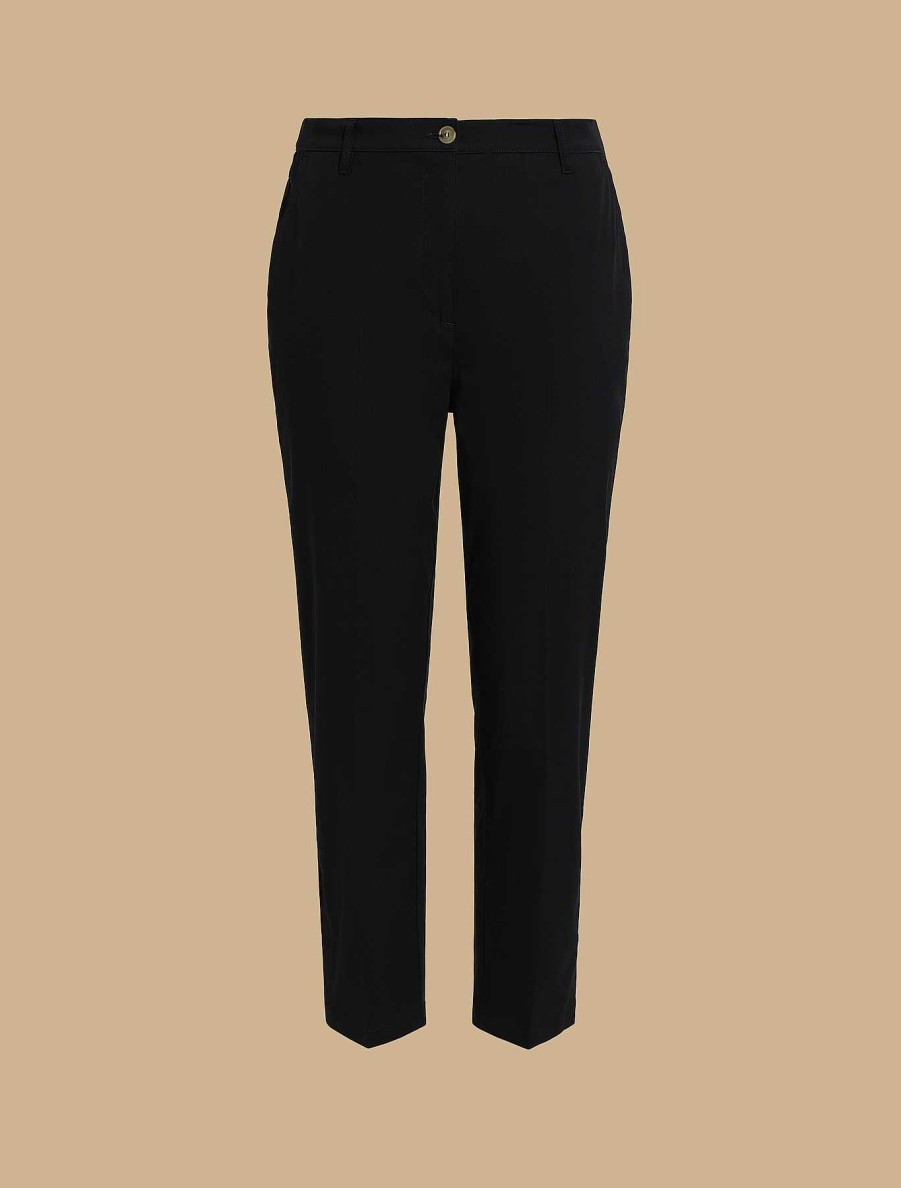 Trousers | Marina Rinaldi Slim Gabardine Trousers