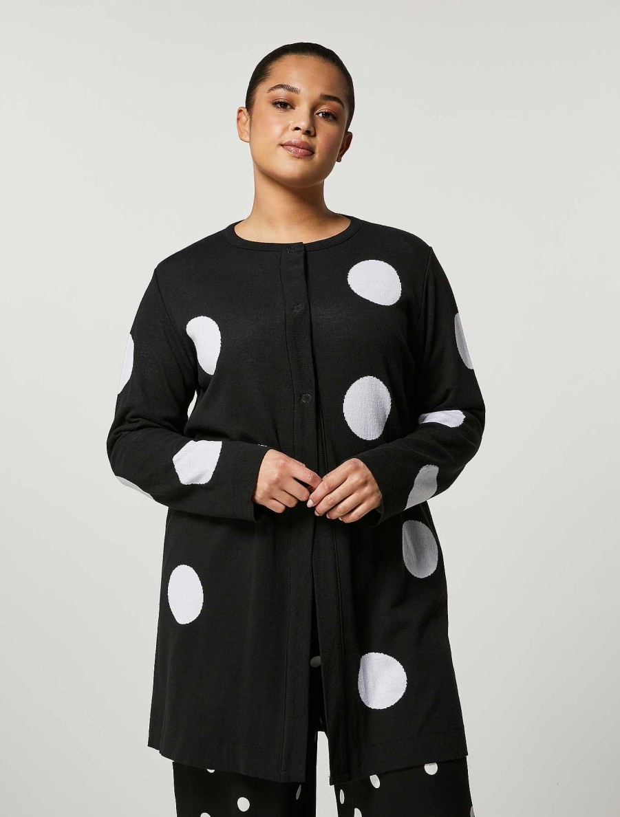 Coats & Trench Coats | Marina Rinaldi Jacquard Cotton Coat