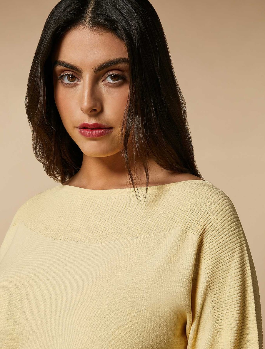 Knitwear | Marina Rinaldi Viscose Yarn Sweater